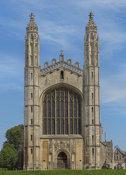 King’s College Chapel vue depuis la rivière Cam, Cambridge.
