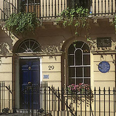 La maison de Virginia Woolf à Londres.