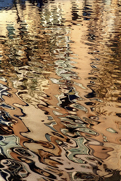 Reflections on canal Saint-Martin.