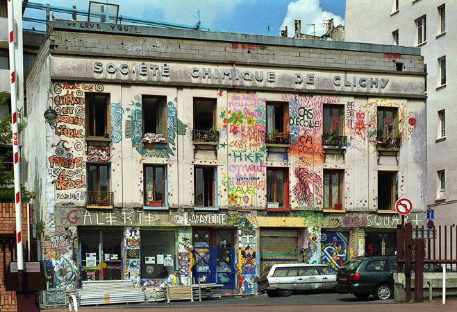 An artists’ squat on rue de la Grange-aux-Belles.