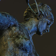 «La Science», a bronze sculpture in front of Paris’ city hall.