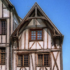 Une maison médiévale sur la rue François Miron.