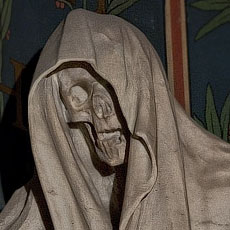 The mausoleum of Henri d’Harcourt in Notre-Dame’s Saint-Guillaume Chapel.