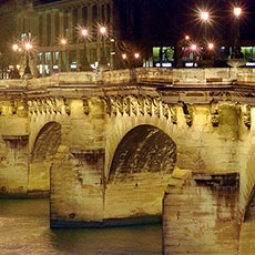 Pont Neuf, den form bro i Paris