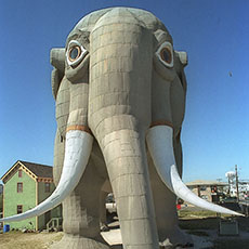 Lucy the Elephant in Margate, New Jersey.