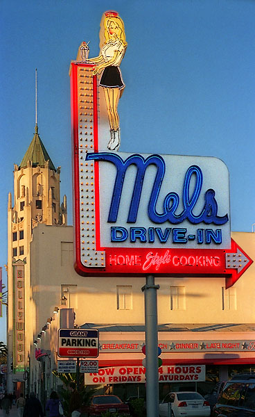 Mel’s Drive-In, Hollywood à Los Angeles.