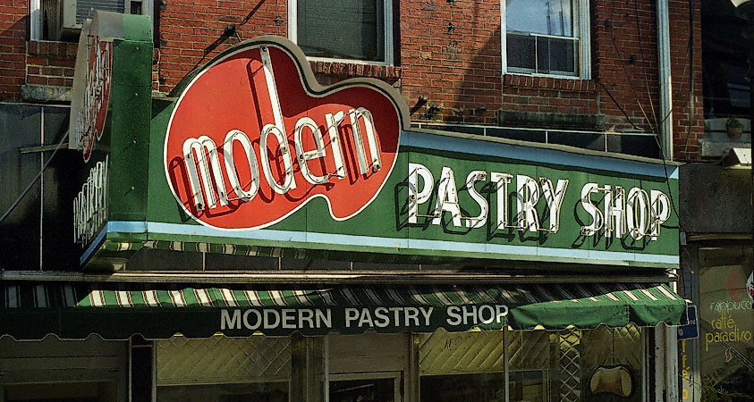 La Modern Pastry Shop dans le North End de Boston.