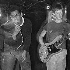 Sorry playing on stage at the Rathskeller, Boston.