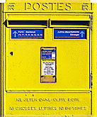 A mailbox next to hôpital Saint-Louis in the 10th arrondissement in Paris