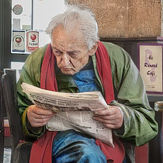 He came in at 11:00 on a Sunday morning, ordered a coffee, sat down to read the newspaper, and everything was okay, like it should be…